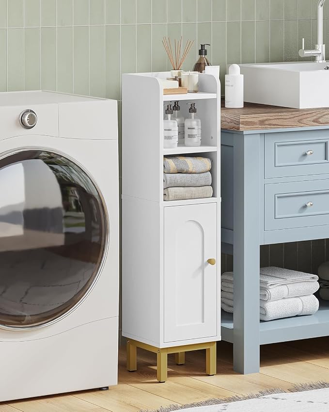 Bathroom Storage Cabinet, Small Corner Floor Cabinet - Image 3