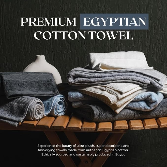 Egyptian Cotton Towel Set - Image 6