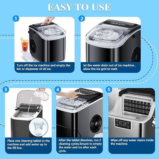 Ice Machine Cleaner Descaler Tablets-36Pack Ice Maker Cleaner Compatible - Image 3