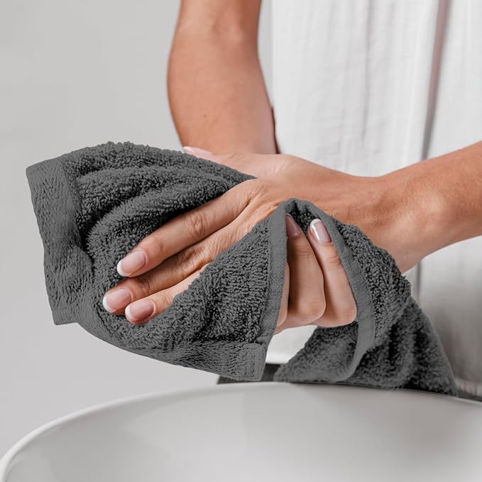50 PK Saloon Towel Dark Grey - Image 6