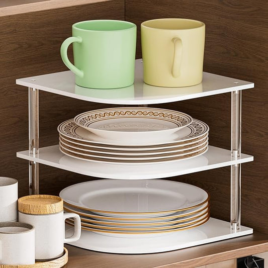 Plate Organizer for Cabinet Space Saver by Unknown
