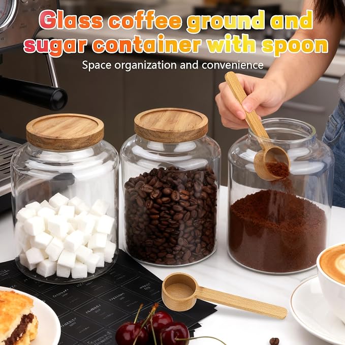 66oz Large Glass Storage Jar - Image 3