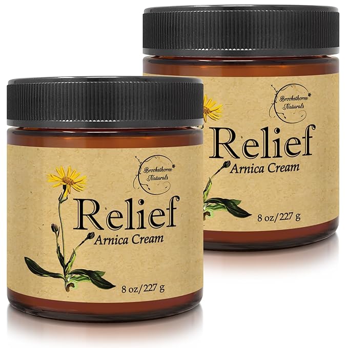 Relief Arnica Cream Natural Lotion by BrookethorneNaturals
