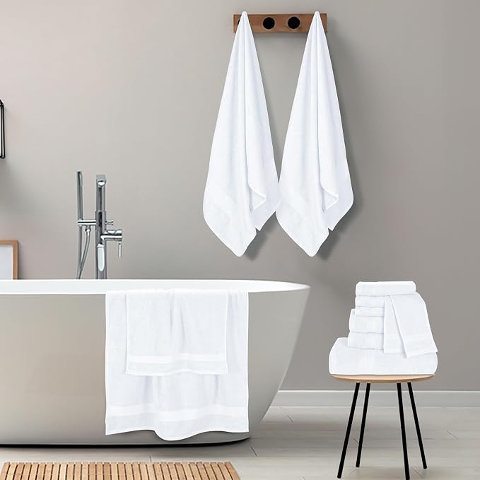 GLAMBURG Ultra Soft 24-Piece Towel Set - Image 5