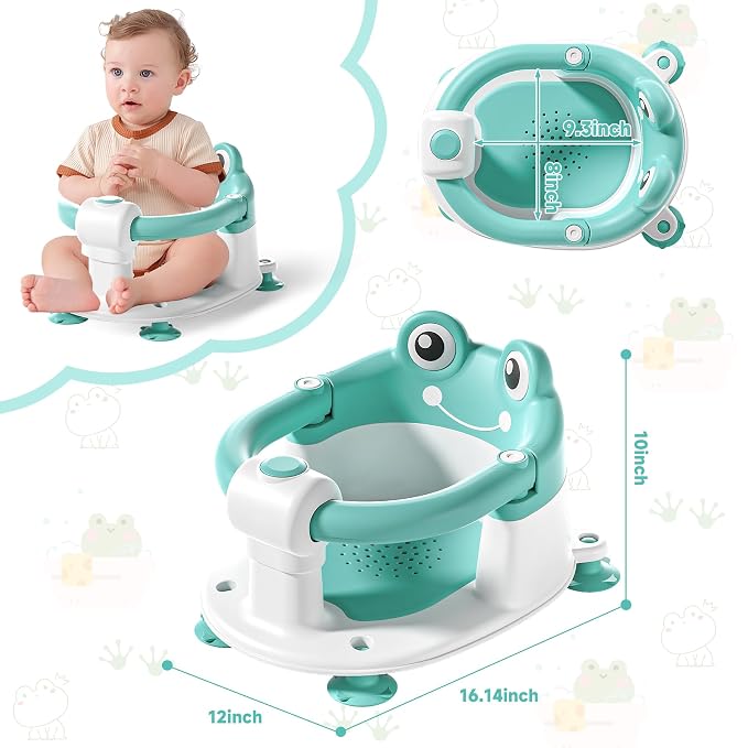 Baby Bath Seat for Babies 6 Months & up Non-Slip Toddler Bath Seats for Sitting - Image 6