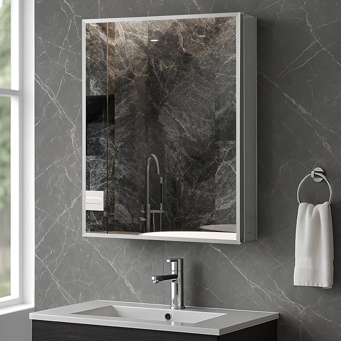 Blossom 20x26 Inch Aluminum Medicine Cabinet by BLOSSOMKitchenBath