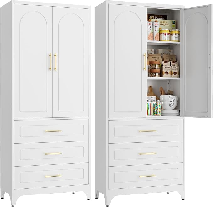 Metal Kitchen Pantry Cabinet by Steeloong