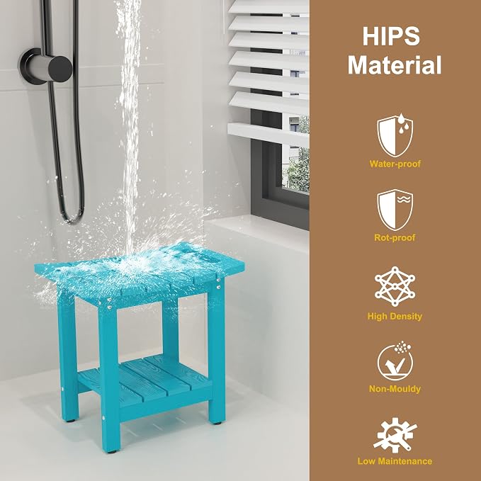 HIPS Shower Benches for Inside Shower, Shower Stool - Image 5
