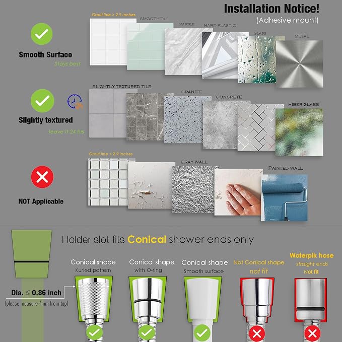 Handheld Shower Head Holder - Image 6