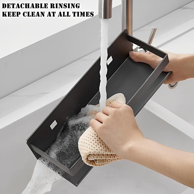 Stainless Steel Detachable Wall Mounted Floating Shelves - Image 6