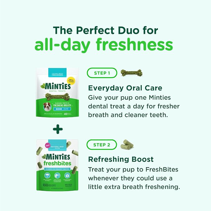 Minties FreshBites Soft and Chewy Dental Treats - Image 3