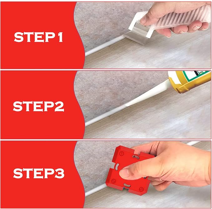 12Pcs Caulking Tool Kit, Professional Silicone Profiling Kit - Image 4