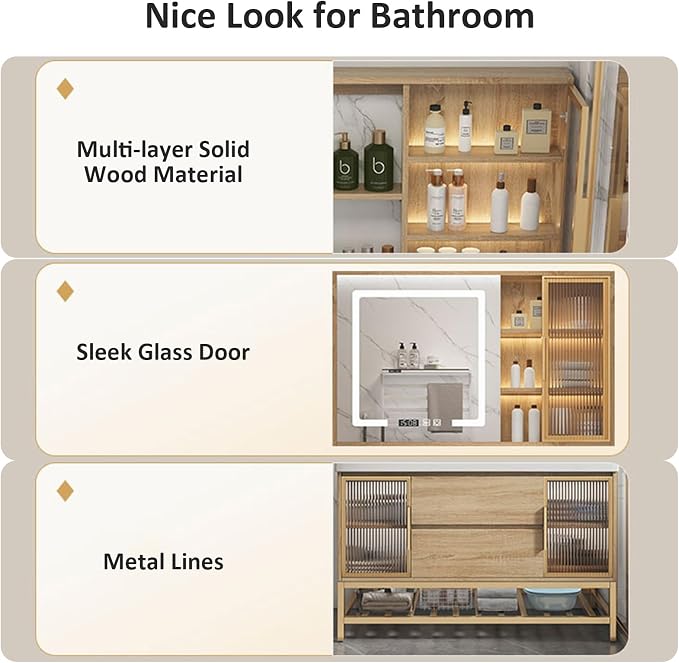 Bathroom Vanity and Sink Combo - Image 5