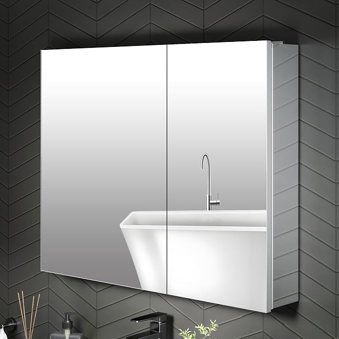 30 x 24 Medicine Cabinet Mirror by AZDHOME