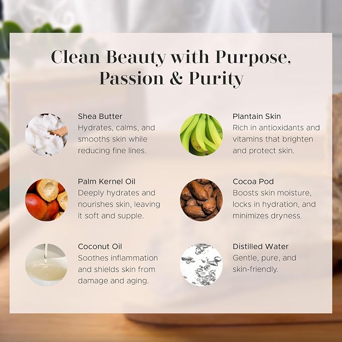 era of nature Best Raw ORGANIC AFRICAN BLACK SOAP, - Image 3