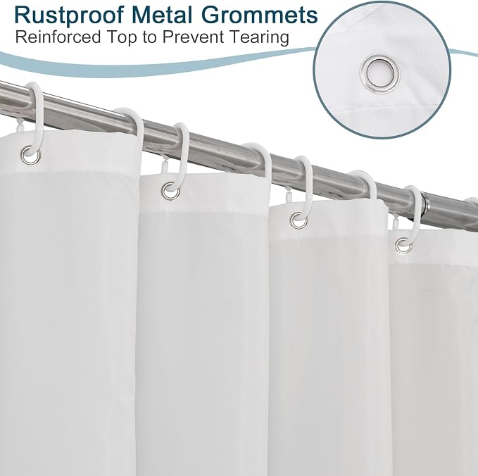 AooHome Fabric Shower Curtain, 36 Width x 72 Height Inch Stall Size Bathroom - Image 5