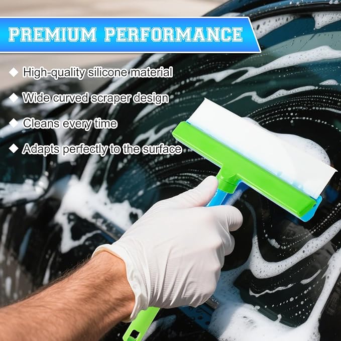 Recyclable Silicone Window Squeegee Kit, Glass Cleaning Tools - Image 6