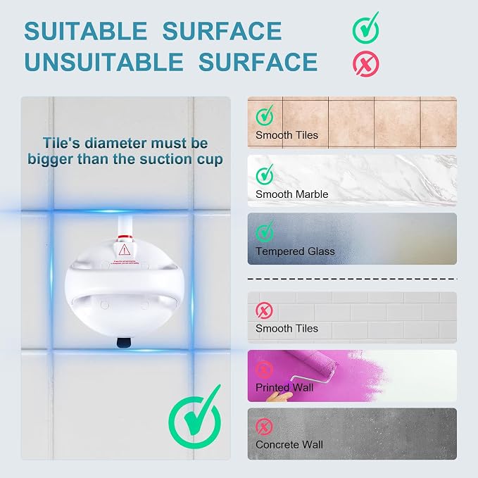 Upgraded Suction Shower Grab Bar - Image 3