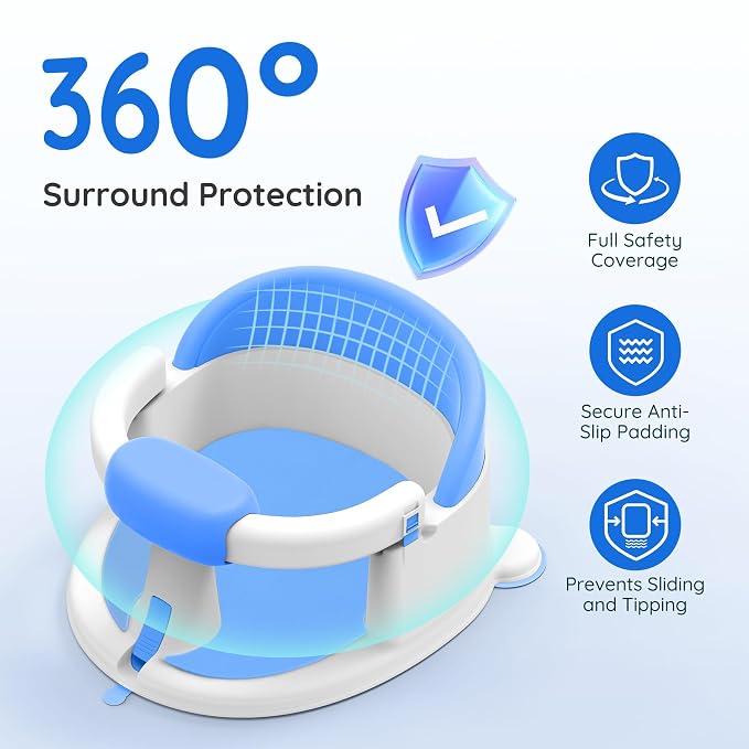 Baby Bath Seat Baby Bathtub - - Image 6