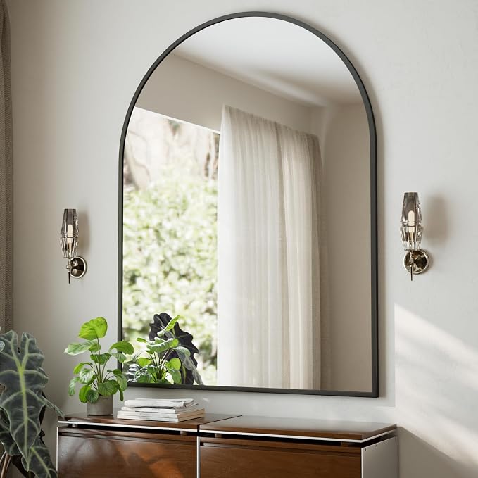 HARRITPURE 36"x48" Arched Bathroom Mirror - Image 2