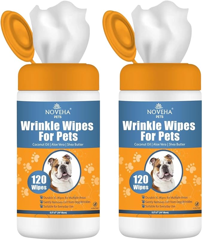 NOVEHA 240PCs - Wrinkle XL Wipes by NOVEHA