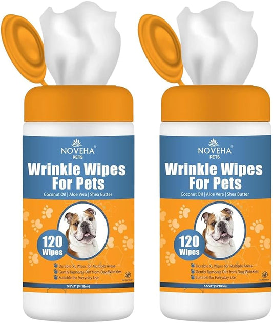 NOVEHA 240PCs - Wrinkle XL Wipes by NOVEHA