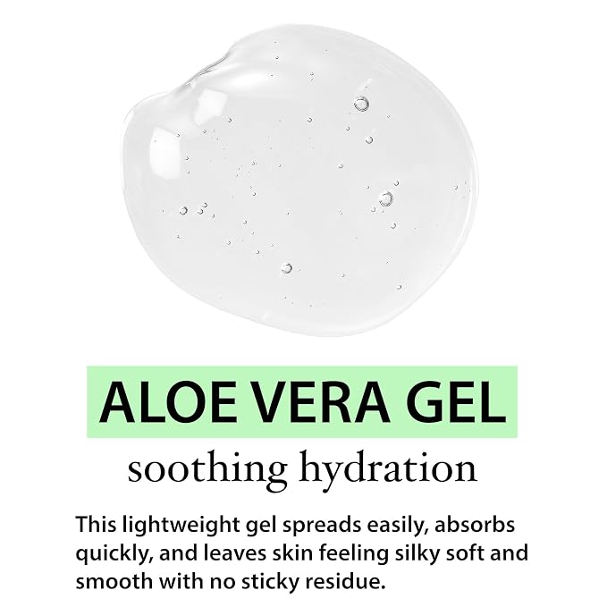 Organic Aloe Vera Gel for Skin, After Sun Care - Image 5