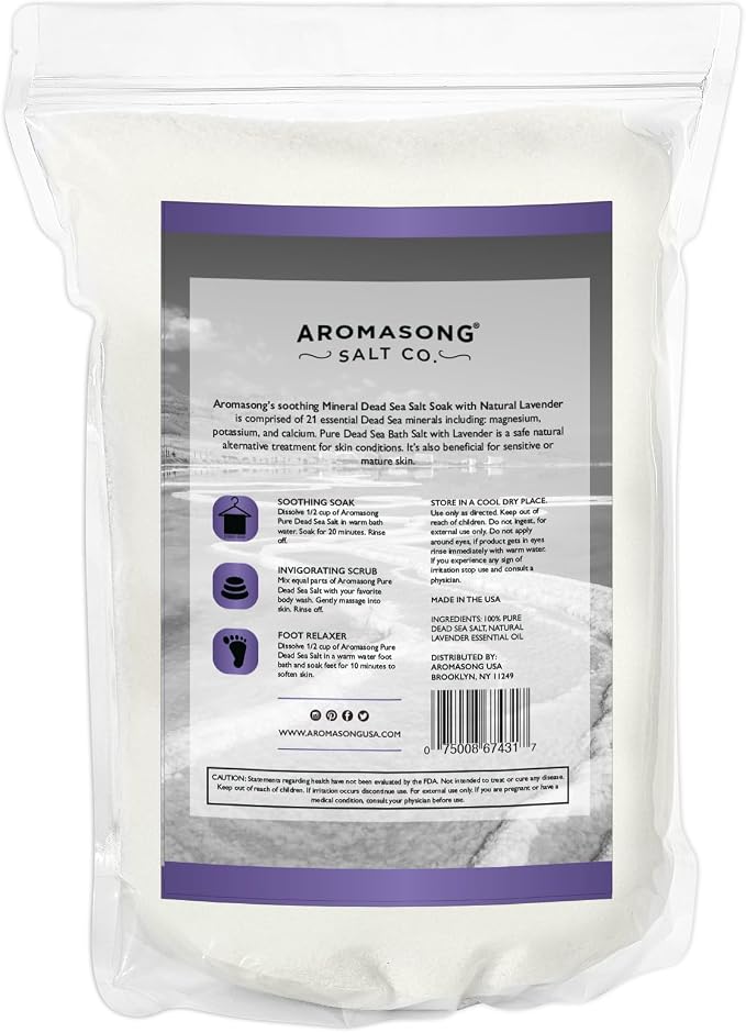 Aromasong Pure Dead Sea Salt for Soaking - Image 7
