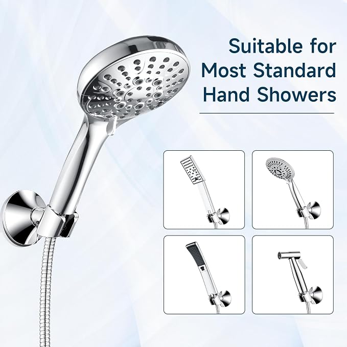 BRIGHT SHOWERS Handheld Shower Head Holder - Image 6
