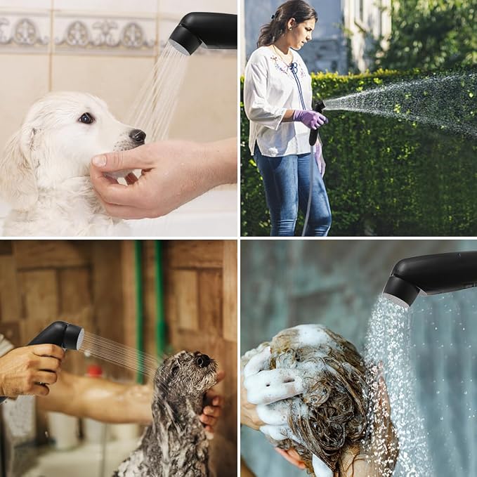 Portable Outdoor Shower, Handheld Electric Shower+8L Water Bag, IPX6 Waterproof - Image 2
