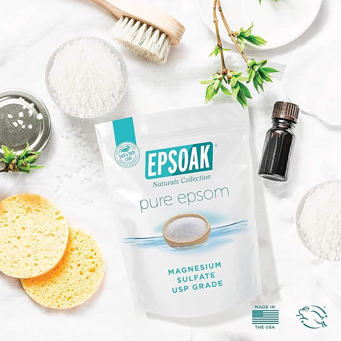 Epsoak Epsom Salt 10 lb. Magnesium Sulfate USP. Resealable Epsom Salt Bulk Bags - Image 5
