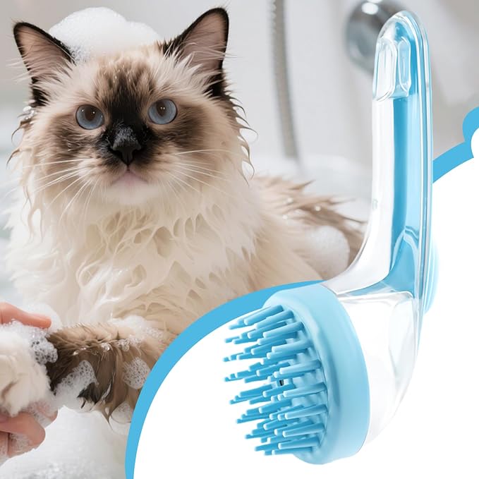 Dog Bath Brush – Cat Grooming Scrubber - Image 3