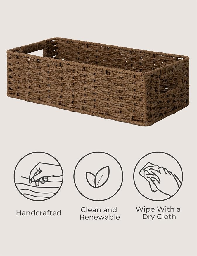 StorageWorks Toilet Tank Tray, Toilet Tank Basket, Toilets Organizer - Image 4