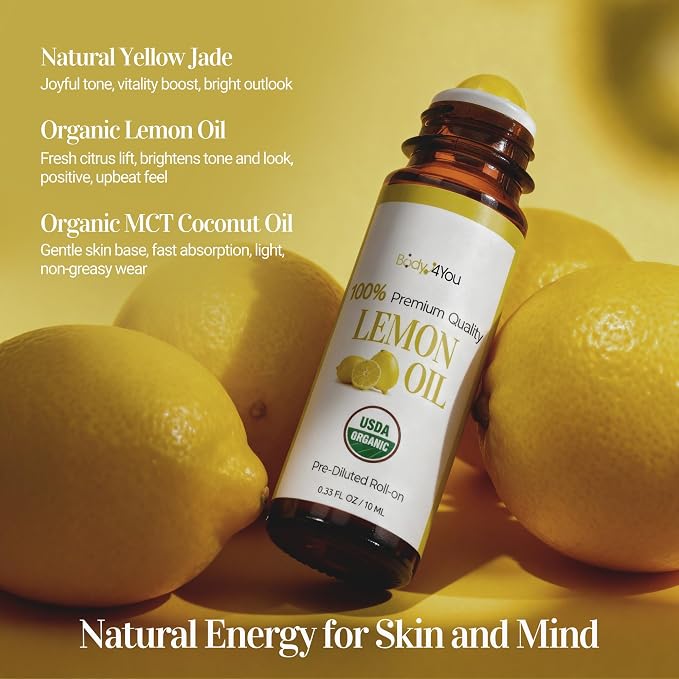 BodyJ4You Lemon Essential Oil Roll On - Image 6