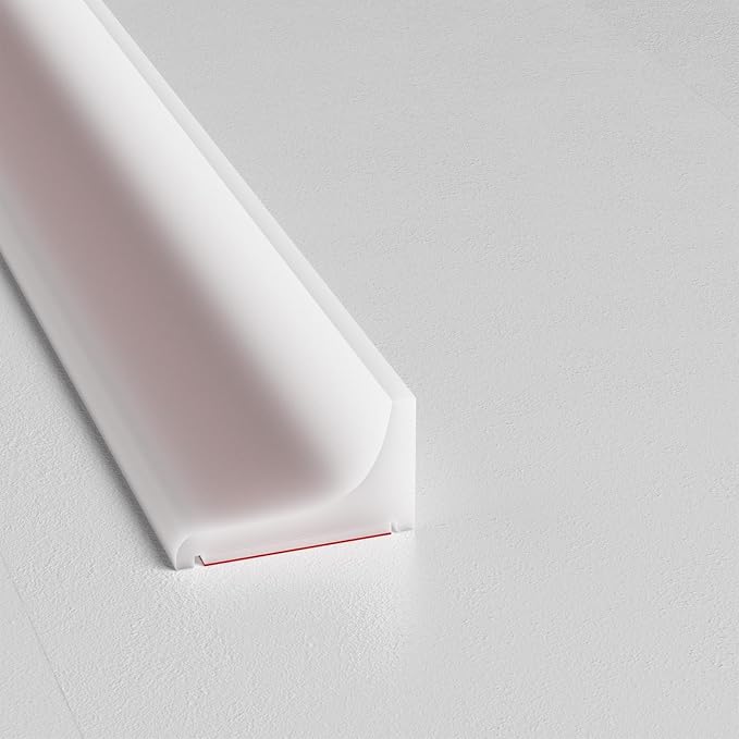 Silicone Shower Threshold Water Dam, Walk in Shower Water Guard, Shower Dam by Risunpet