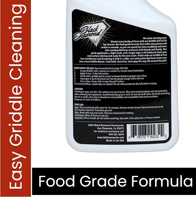Black Diamond Stoneworks Griddle & Grill Cleaner – Flat Top Griddle Cleaner - Image 2