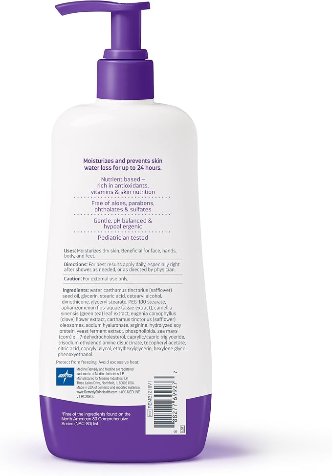 Medline Remedy Clinical Skin Cream Moisturizer, Fragrance-Free, Nourishing - Image 8