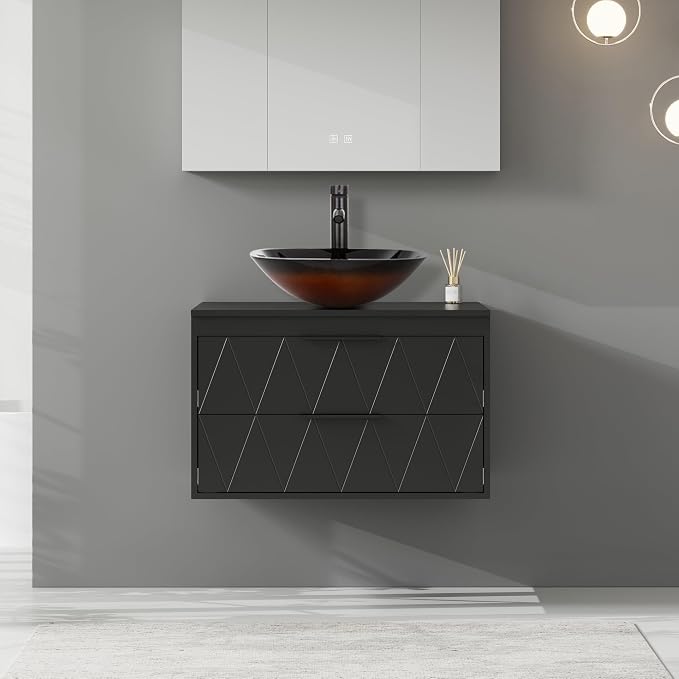 eclife 30" Floating Bathroom Vanities - Image 3