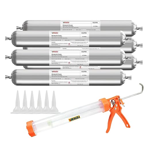 VGS998 Sausage Pack Silicone Sealant by VIKAGU