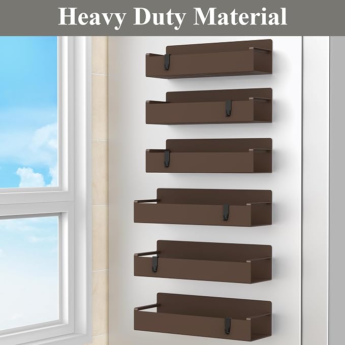 6 Pack Magnetic Spice Rack Organizer - Image 4