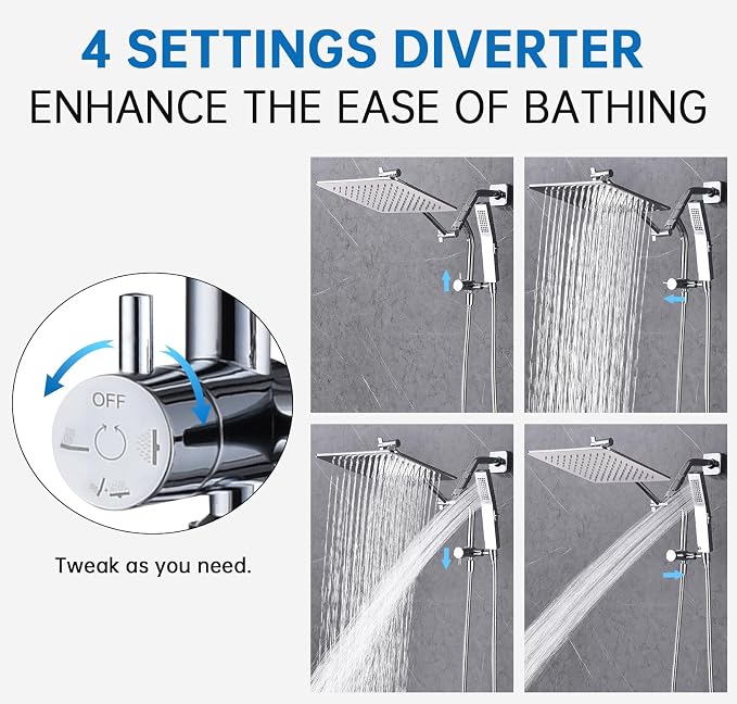 G-Promise All Metal Shower Diverter - Image 4