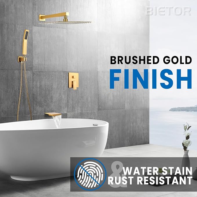 Wall Mounted Shower Faucet Set, Shower System - Image 5