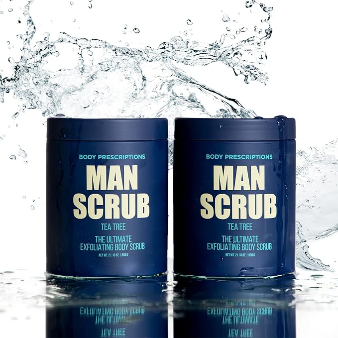 Body Prescriptions Men’s Exfoliating Body Scrub – Ultimate Skin Cleansing Wash - Image 2