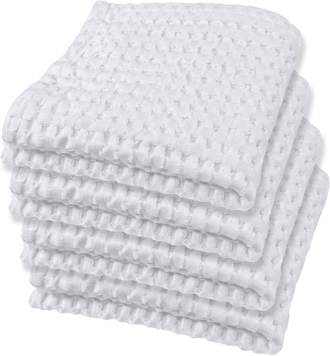 GILDEN TREE Waffle Bath Towels Wash Cloths by GildenTree