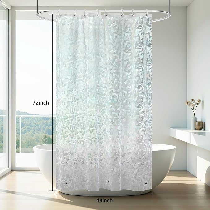AooHome Stall Shower Curtain Liner - Image 7