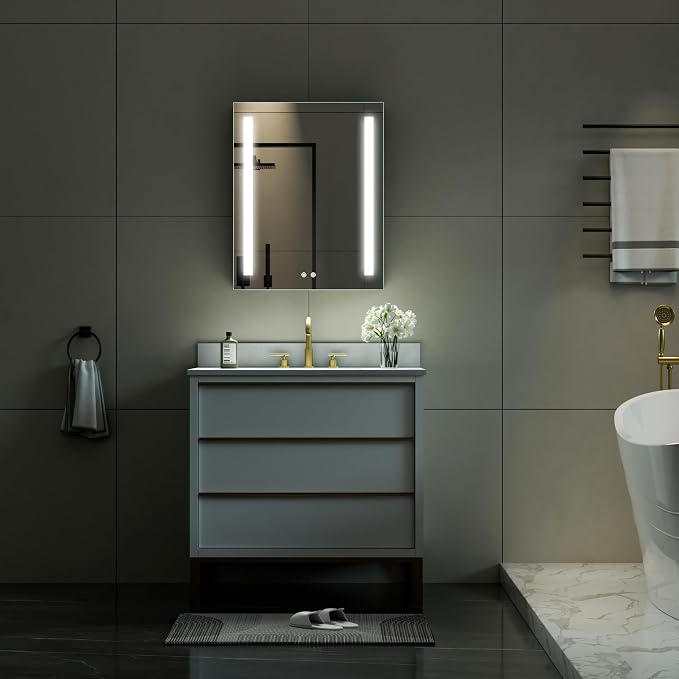 WELLFOR 24" X 30" LED Medicine Cabinet - Image 13