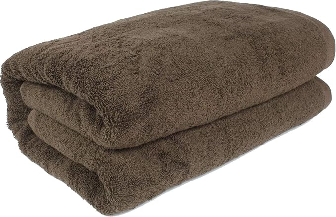 SALBAKOS 100% Turkish Cotton Extra Large Bath Sheet Set of 2 35x70 inch | - Image 6