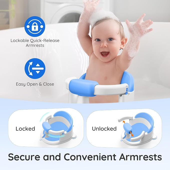 Baby Bath Seat Baby Bathtub - - Image 5