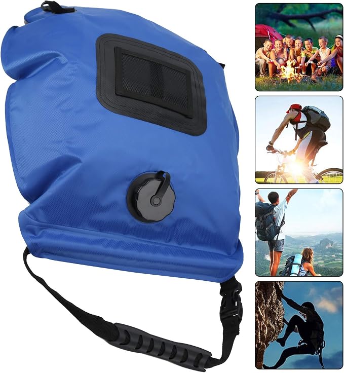 Outdoor 20L Solar Power Shower Bag, Camping Portable Sun Heated Bath Bag - Image 2