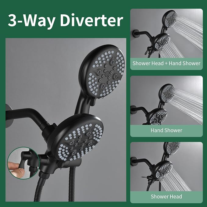 3 Handle Tub Shower Faucet Set Shower System - Image 5